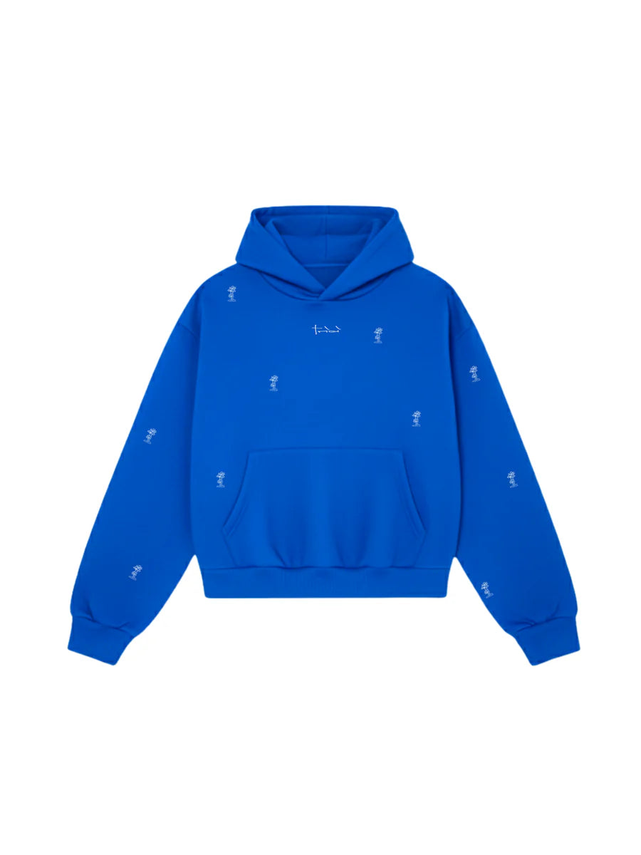 PALME ROYAL - BLUE HOODIE