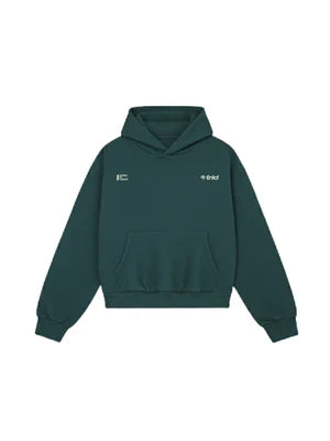 TREES & PALMS HOODIE IN GREEN