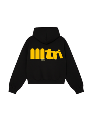 TREES & PALMS HOODIE IN BLACK