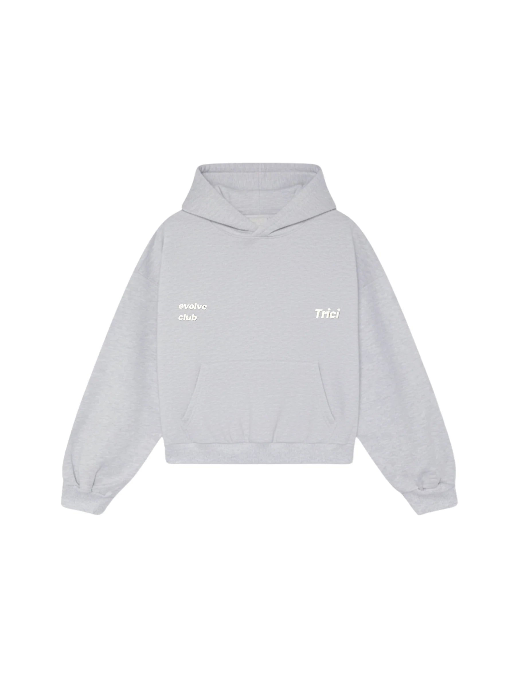 EVOLVE CLUB GREY MELANGE HOODIE