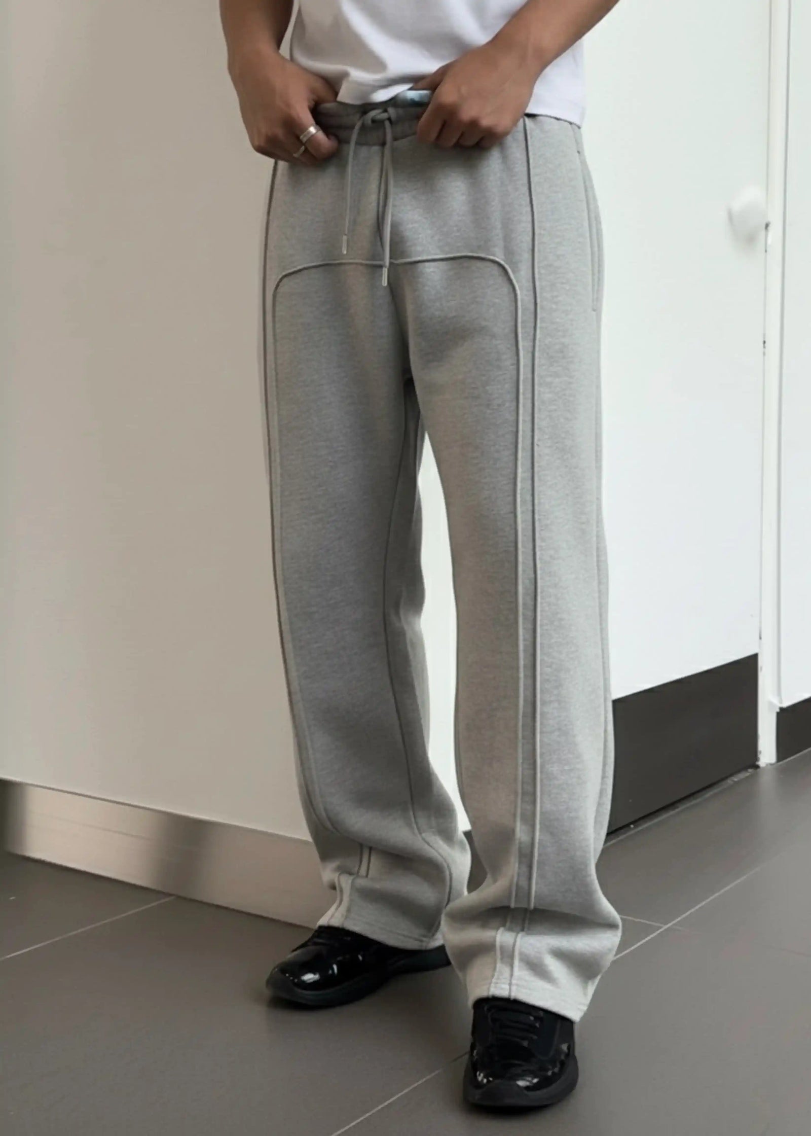 LUXE BOTTOMS - MELANGE GREY